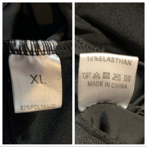 Black Fly-Away Swim Suit - Picture 7 of 8